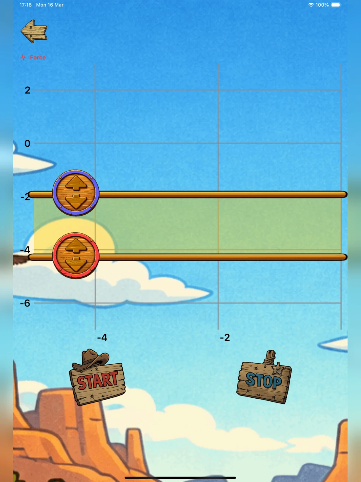 Punchline iPad screenshot showing effect selection